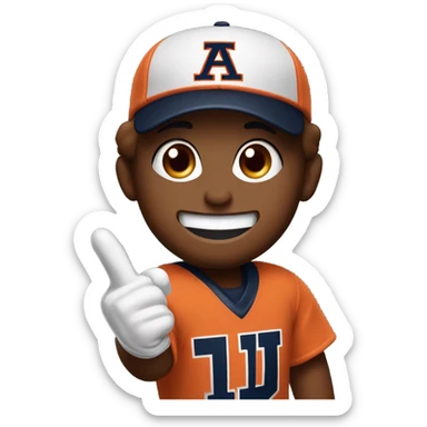Auburn University super sports fan sticker