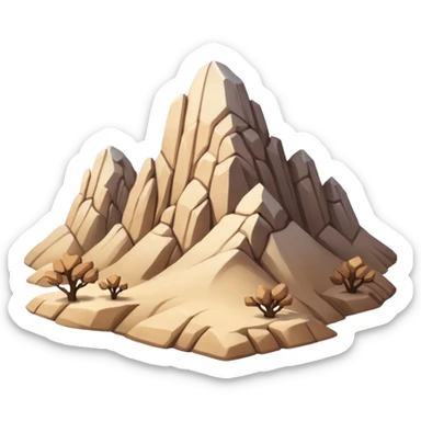 mountains in Texas sticker