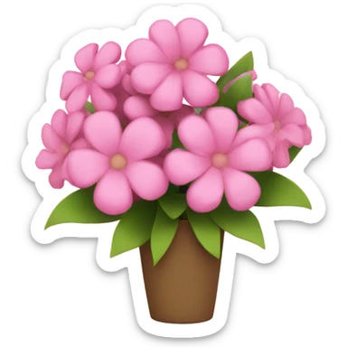 pink flower bouqet sticker