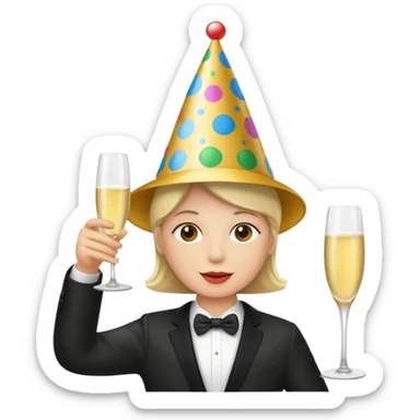 Great gatsby birthday sticker