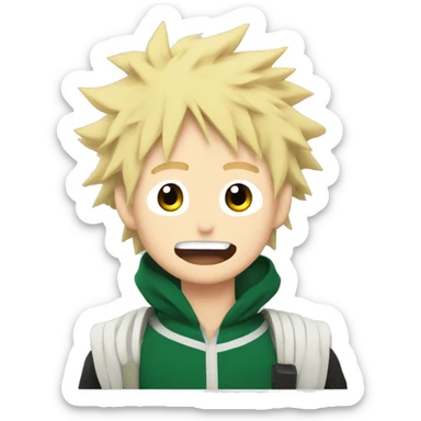 bakugo katsuki from my hero academia sticker
