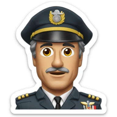 Sylvester stallone gradé sergent francais sticker