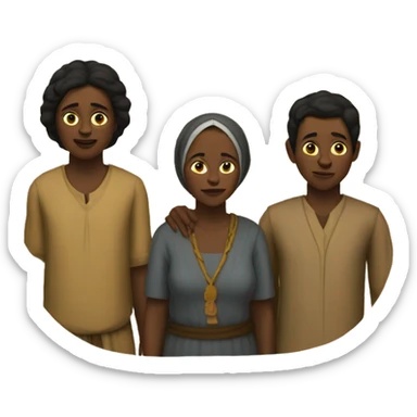Mahomet prophet's wife and sons sticker