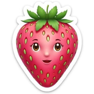 Fresita rosita sticker