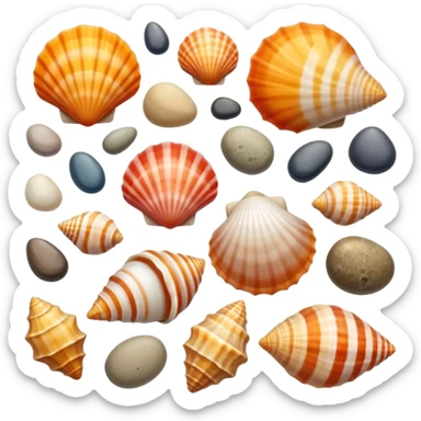 beach elements sticker