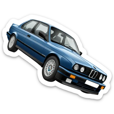 1990 bmw e30 325is  sticker