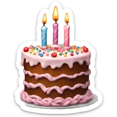 Birthday cake  sticker