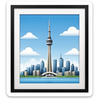 cn tower sticker