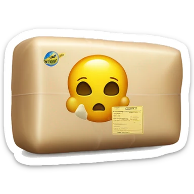 bottle of soap with a nuclear bomb on the packaging sticker