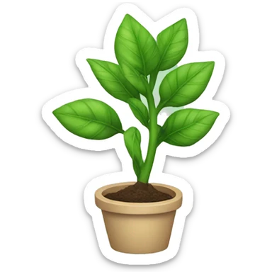Plant sticker