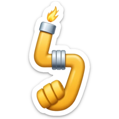💪this emoji exactly flipped horizontally  sticker