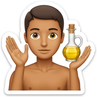 Olive oil maker sticker