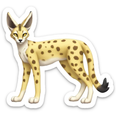 Sergal-Serval-Vernid full body sticker