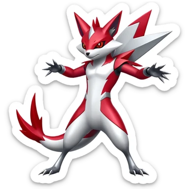 Shiny Exotic Bisharp-Zangoose-Scizor-Hybrid-Creature sticker