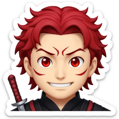 Demon slayer Tanjiro emoji sticker