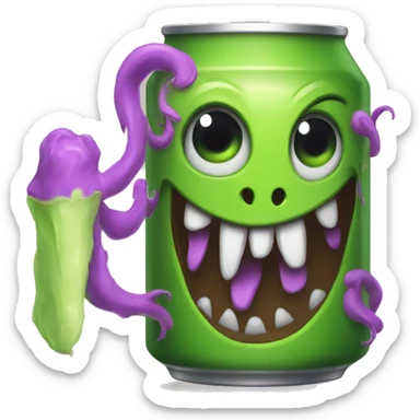 Canette de monsters sticker