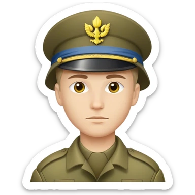 Ukrainian soldier  sticker