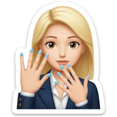 business client hand doing ☝️ sticker