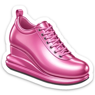 Jeff Koons style spam shoe sculpture  sticker