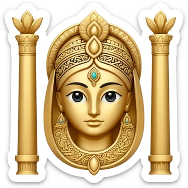 The Persian symbol of the Persepolis sticker