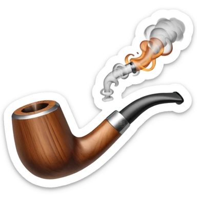 smoking pipe sticker