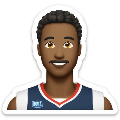 joueur de basket sticker