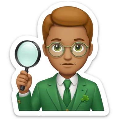 Shamrock Holmes sticker