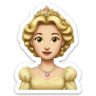princess vintage sticker