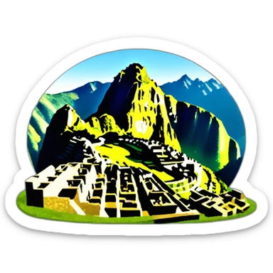 Machu Picchu sticker