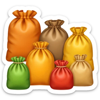 what abot bags with like a food ite in front sticker