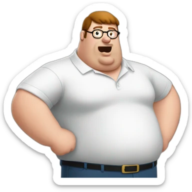 french-peter-griffin sticker