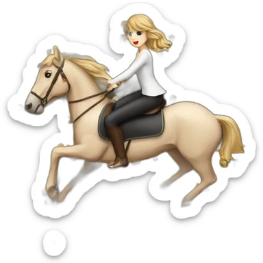 taylor-swift-riding-bbc sticker