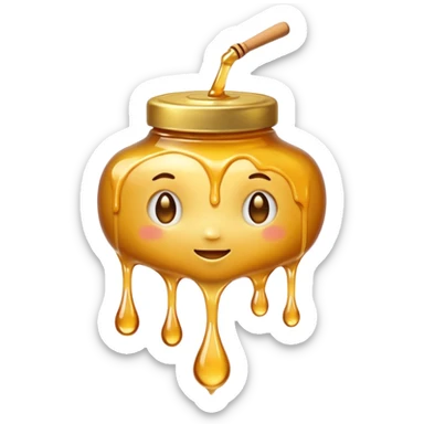 a honey dmoji sticker