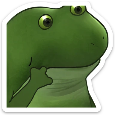 Dog standing up  sticker