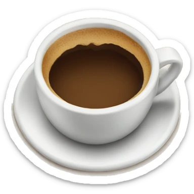 Coffee sticker
