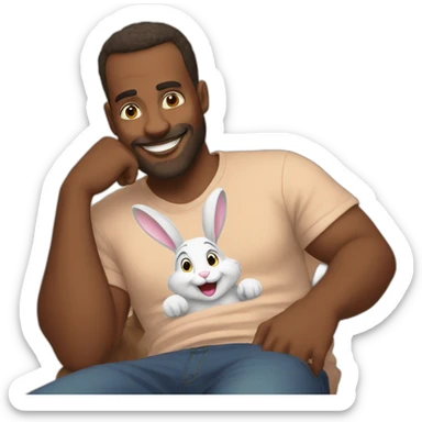 Best bunny dad ever sticker