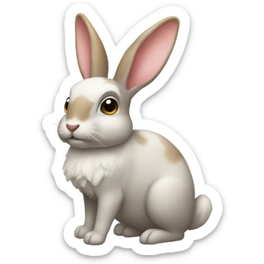 Conejo elado sticker