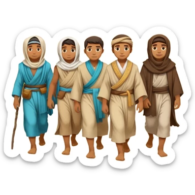 Desert Nomad Travelers sticker