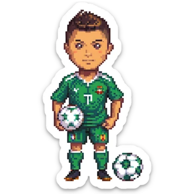 Cristiano Ronaldo iconic footballer sticker