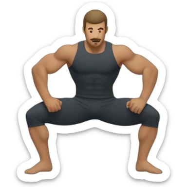 Bulgarian squat sticker