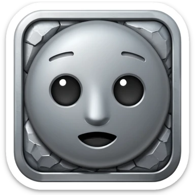 generate ultra realistic aluminum ore sticker