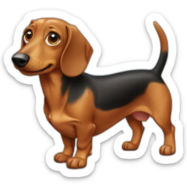 Daschund sticker