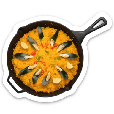 Paella valenciana sticker