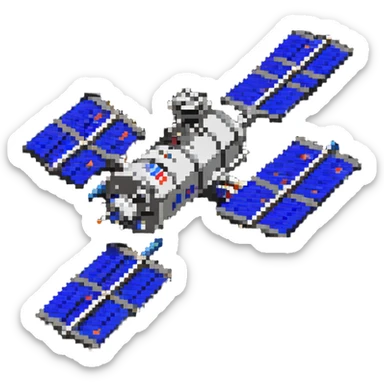 Tiangong orbital station in orbit sticker