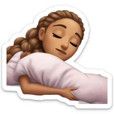 Ariana Grande sleeping sticker