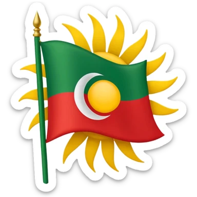 Kürdistan Flag sticker