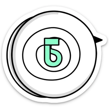 Font customization icon with typography settings sticker