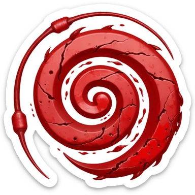 Blood of chaos in god of war  sticker