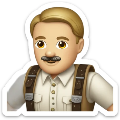 Adolf Hitler’s lederhosen sticker