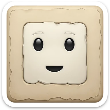 Plastered wall sticker